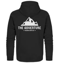 GS Motorrad »the adventure begins with GS«  - Organic Unisex Full-Zipper - GS Magazin