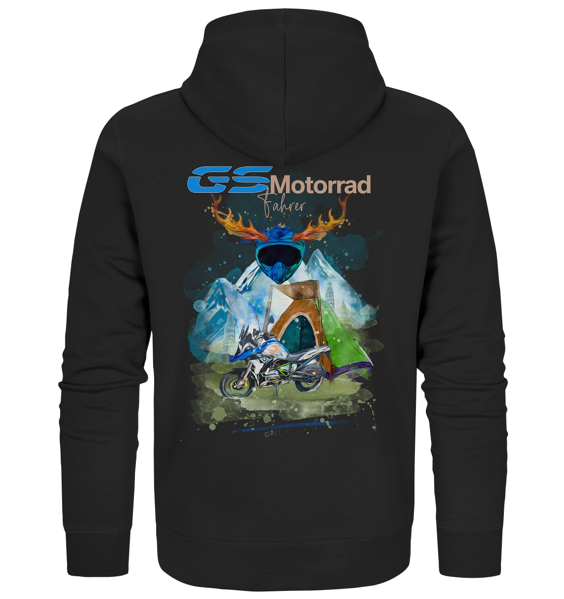 GS Motorrad Trachten Premium Full-Zipper Hoodie-BMW GS Jacket 
