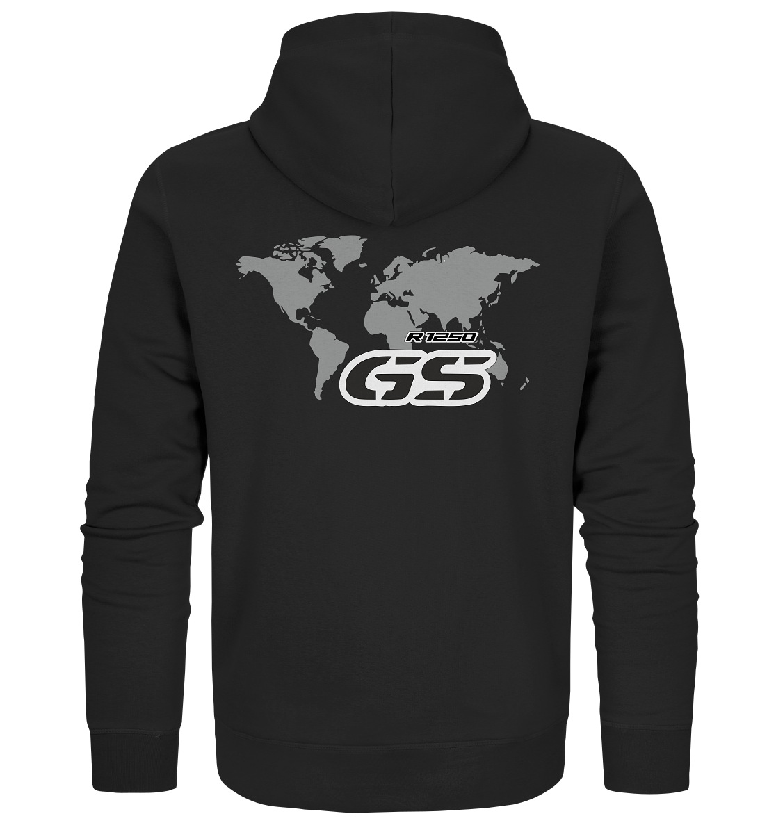 GS Motorrad BMW R 1250 Worldwide Seek  - Organic Full Zipper Hoodie