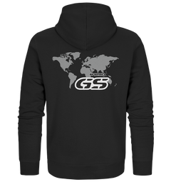 GS Motorrad BMW R 1250 Worldwide Seek  - Organic Full Zipper Hoodie