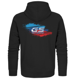 GS MOTORRAD BMW GS 1250 1200 900 850 "SPLASH" MAKE LIFE A RIDE (customizable!) - Organic FULL Zipper Hoodie Jacket
