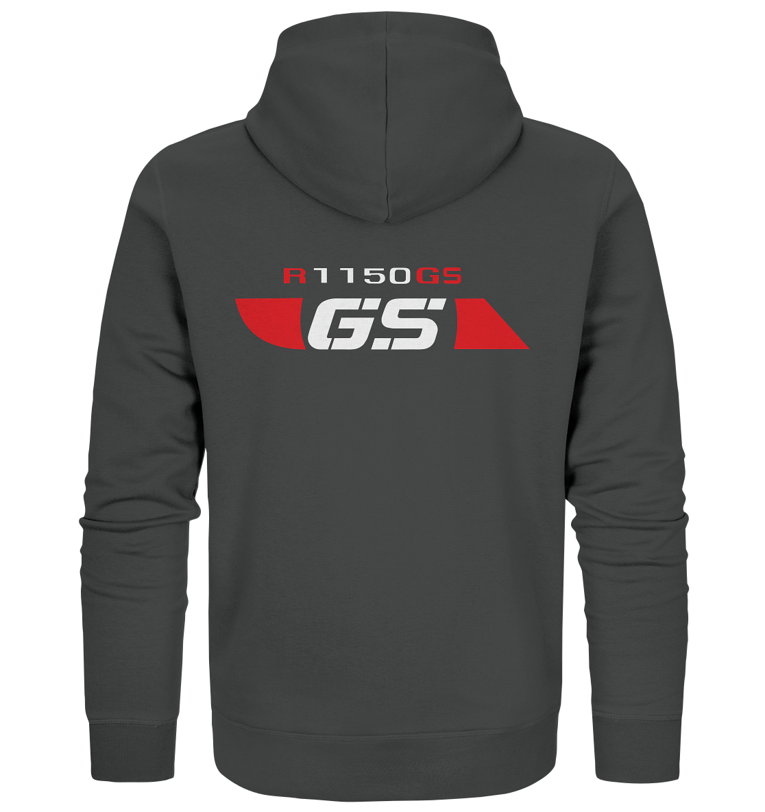 GS Motorrad BMW R 1150 GS Seek Logo Design - Organic Full Zipper Hoodie