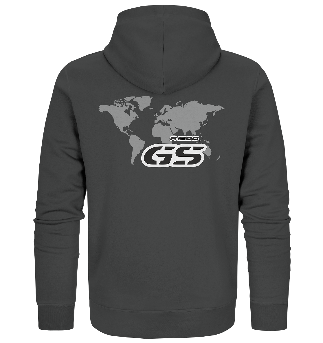 GS Motorrad BMW R 1200 Worldwide Seek - Organic Full Zipper Hoodie