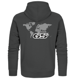 GS Motorrad BMW R 1200 Worldwide Seek - Organic Full Zipper Hoodie