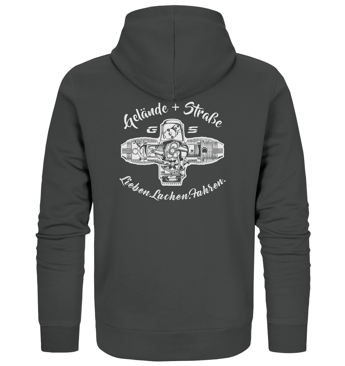 GS Motorrad »Lieben.Lachen.Fahren« Gelände + Straße Boxermotor - Organic Full Zipper für SIE & IHN - GS Magazin