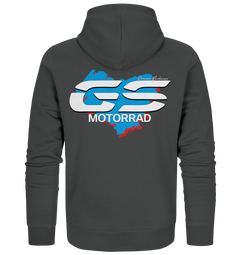 GS Motorcycle "Great Heart" - Personalized - Make Life your Ride - Organic Full-Zipper Hoodie