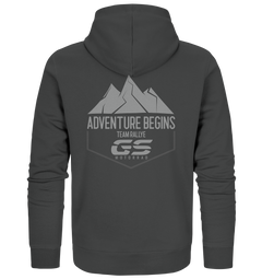 GS Motorrad "ADVENTURE BEGINS - TEAM RALLYE" - Full Zipper für SIE & IHN - GS Magazin