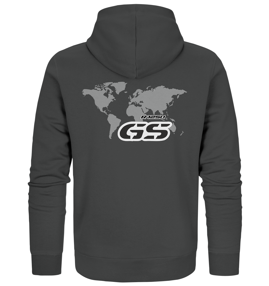 GS Motorrad BMW R 1250 Worldwide Seek  - Organic Full Zipper Hoodie