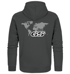 GS Motorrad BMW R 1250 Worldwide Seek  - Organic Full Zipper Hoodie