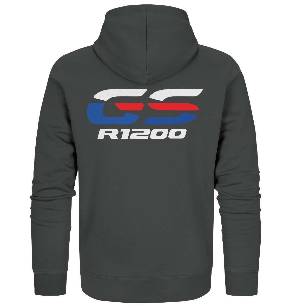 GS Motorrad R 1200 HP Rallye Style - Organic Full-Zipper Hoodie - GS Magazin