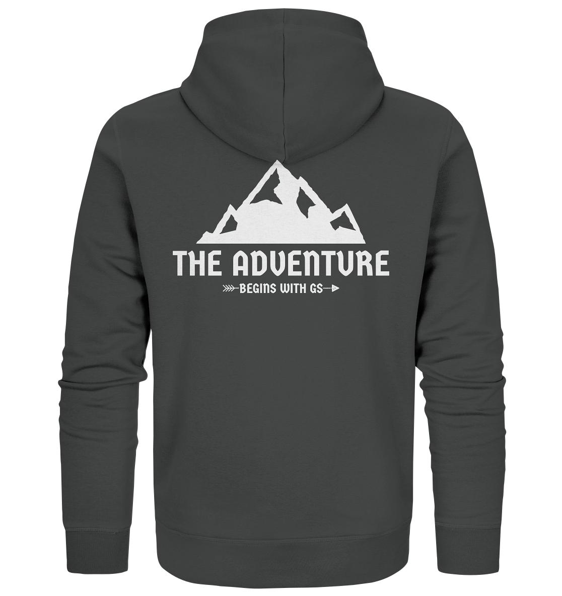 GS Motorrad »the adventure begins with GS«  - Organic Unisex Full-Zipper - GS Magazin
