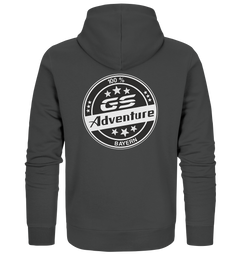 GS Motorrad "ADVENTURE 100% BAYERN"  - Unisex Organic Full-Zipper - GS Magazin