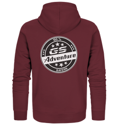 GS Motorrad "ADVENTURE 100% BAYERN"  - Unisex Organic Full-Zipper - GS Magazin