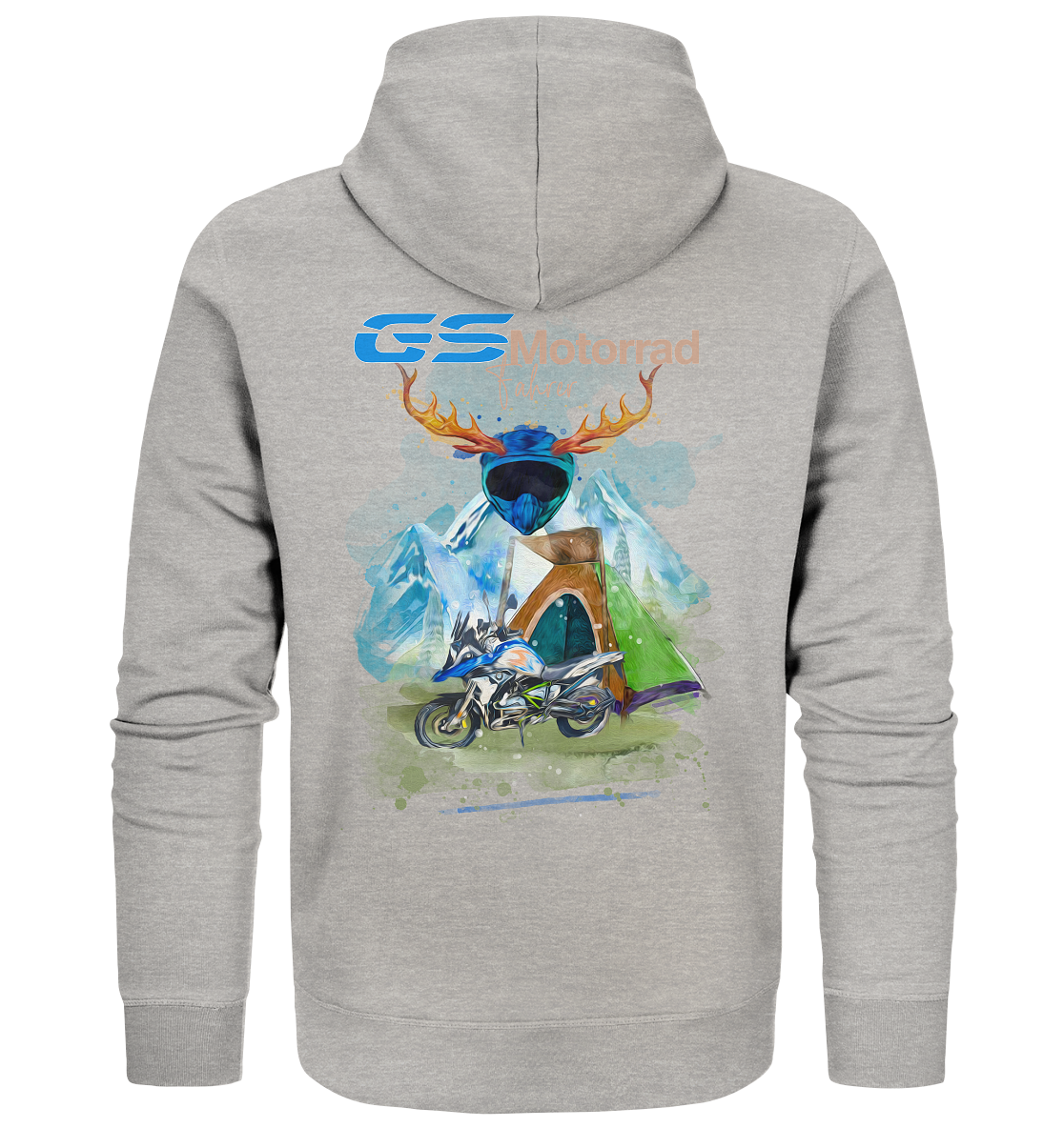 GS Motorrad Trachten Premium Full-Zipper Hoodie-BMW GS Jacket 