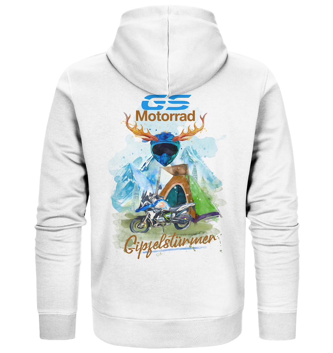 GS Motorrad Premium Full-Zipper Trachten-Hoodie BMW GS "Carsten"