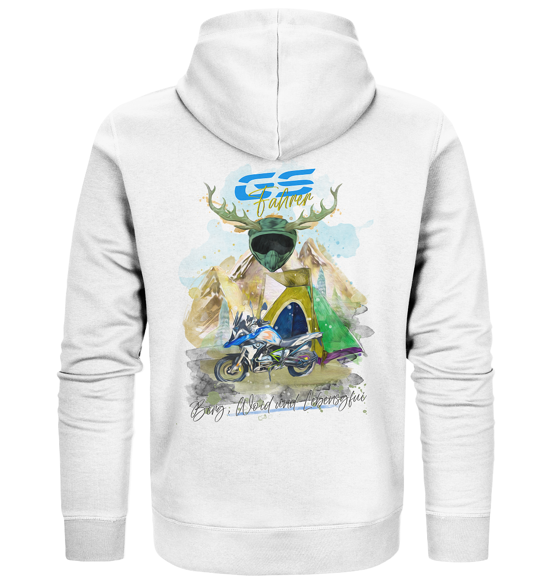 GS Motorcycle Premium Traditional Shirt BMW GS Jacket "Lausi" - Full-Zipper Hoodie