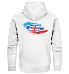GS MOTORRAD BMW GS 1250 1200 900 850 "SPLASH" MAKE LIFE A RIDE (customizable!) - Organic FULL Zipper Hoodie Jacket
