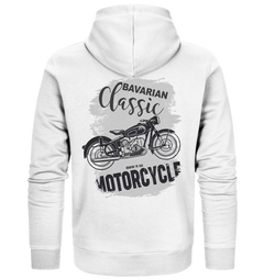 BMW R 50 Motorrad Bavarian Classic- Pionier der GS - Organic FULL- Zipper Hoodie Jacke