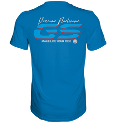 GS Motorrad "Great Heart" - Personalisiert 2 Seiten - Make Life your Ride  - Premium Shirt