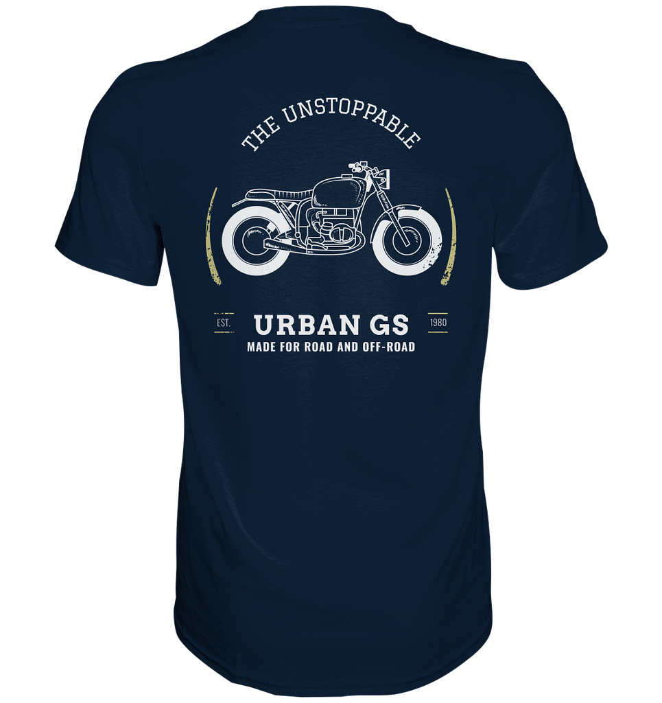 GS Motorrad URBAN Style - Made for Road and Off Road  - Premium Shirt - GS Magazin