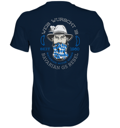 GS Motorrad "BAVARIAN GS REBEL-Weis wurscht is"  - Premium Herren Shirt - 8 Farben lieferbar - GS Magazin