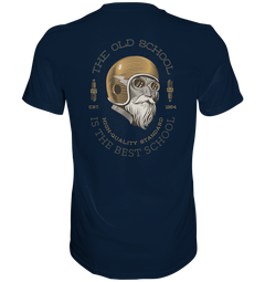 GS Motorrad "Oldschool Biker" - Geburtsjahr individuell von 1930 - 2000 wählbar - Premium Herren Shirt - 8 Farben - GS Magazin
