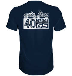 40 Jahre GS "Tradition trifft Moderne" - GS Hommage Motiv - Premium Shirt - GS Magazin