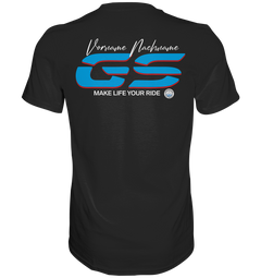 GS Motorrad "Great Heart" - Personalisiert 2 Seiten - Make Life your Ride  - Premium Shirt