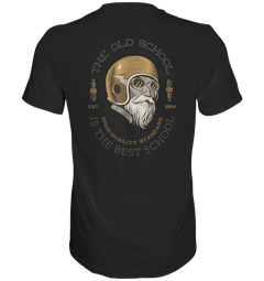 GS Motorrad "Oldschool Biker" - Geburtsjahr individuell von 1930 - 2000 wählbar - Premium Herren Shirt - 8 Farben - GS Magazin