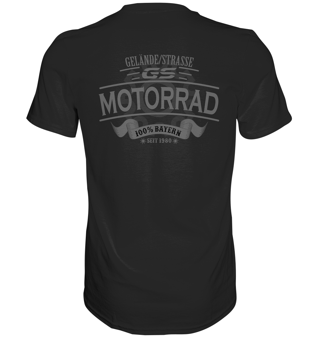 GS Motorcycle "Off-Road" 100% BAVARIA since 1980 - Premium Shirt