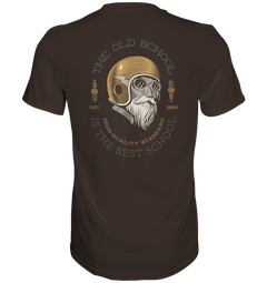 GS Motorrad "Oldschool Biker" - Geburtsjahr individuell von 1930 - 2000 wählbar - Premium Herren Shirt - 8 Farben - GS Magazin