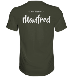 GS Motorrad "Q-Treiber Dein Name"  Personalisiert mit deinem Namen - Premium Shirt