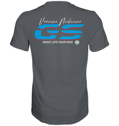 GS Motorrad "Great Heart" - Personalisiert 2 Seiten - Make Life your Ride  - Premium Shirt