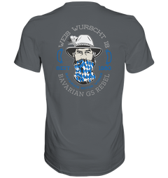 GS Motorrad "BAVARIAN GS REBEL-Weis wurscht is"  - Premium Herren Shirt - 8 Farben lieferbar - GS Magazin
