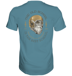 GS Motorrad "Oldschool Biker" - Geburtsjahr individuell von 1930 - 2000 wählbar - Premium Herren Shirt - 8 Farben - GS Magazin
