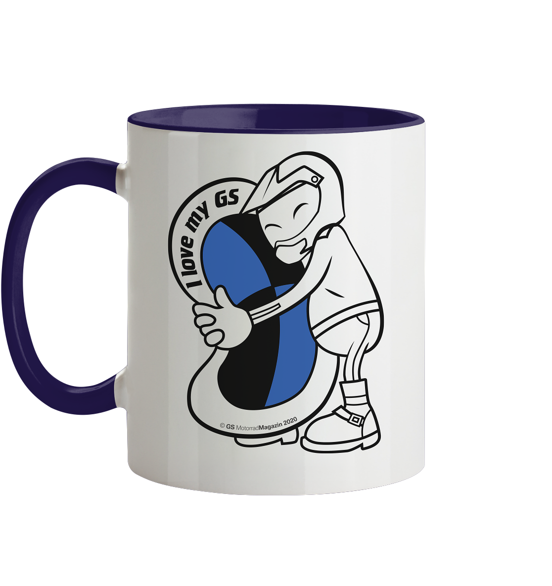 GS »Liebling« - I love my GS - Kaffee-/Tee-Tasse/Haferl 2021 - Tasse zweifarbig - GS Magazin