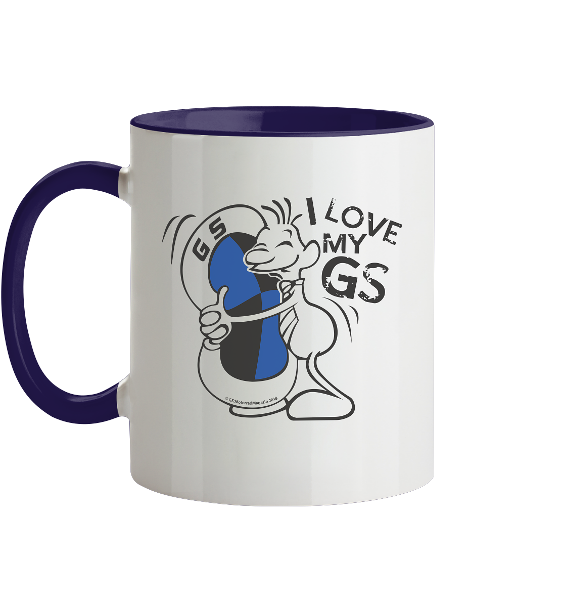 GS »Liebling MAXL« - I love my GS - Classic Kaffee-/Tee Tasse 2-farbig - Tasse zweifarbig