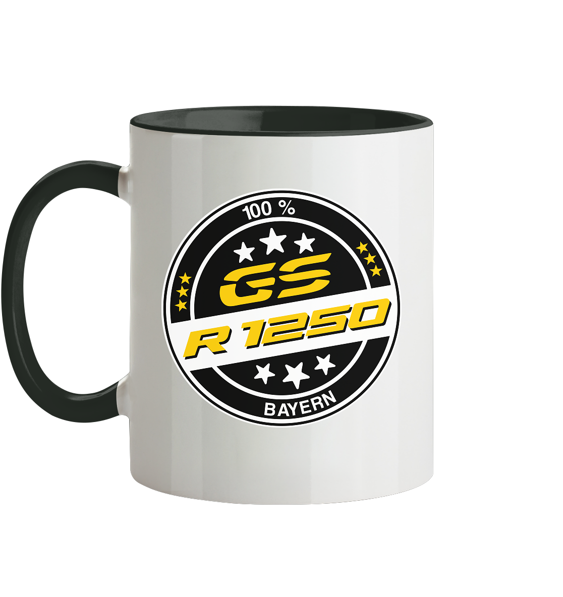 GS Motorrad R 1250 GS - 100% Bayern live - GS Haferl Kaffee / Tee Tasse zweifarbig - GS Magazin