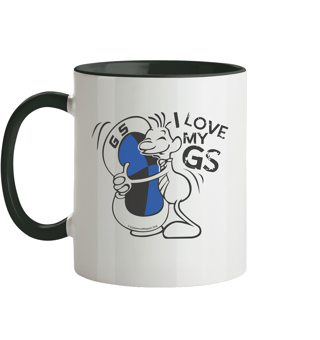 GS »Liebling MAXL« - I love my GS - Classic Kaffee-/Tee Tasse 2-farbig - Tasse zweifarbig