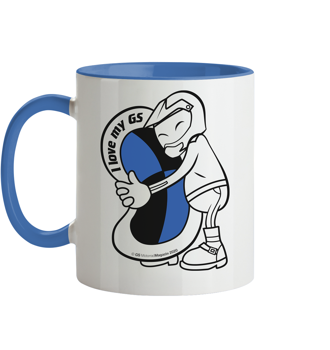 GS »Liebling« - I love my GS - Kaffee-/Tee-Tasse/Haferl 2021 - Tasse zweifarbig - GS Magazin