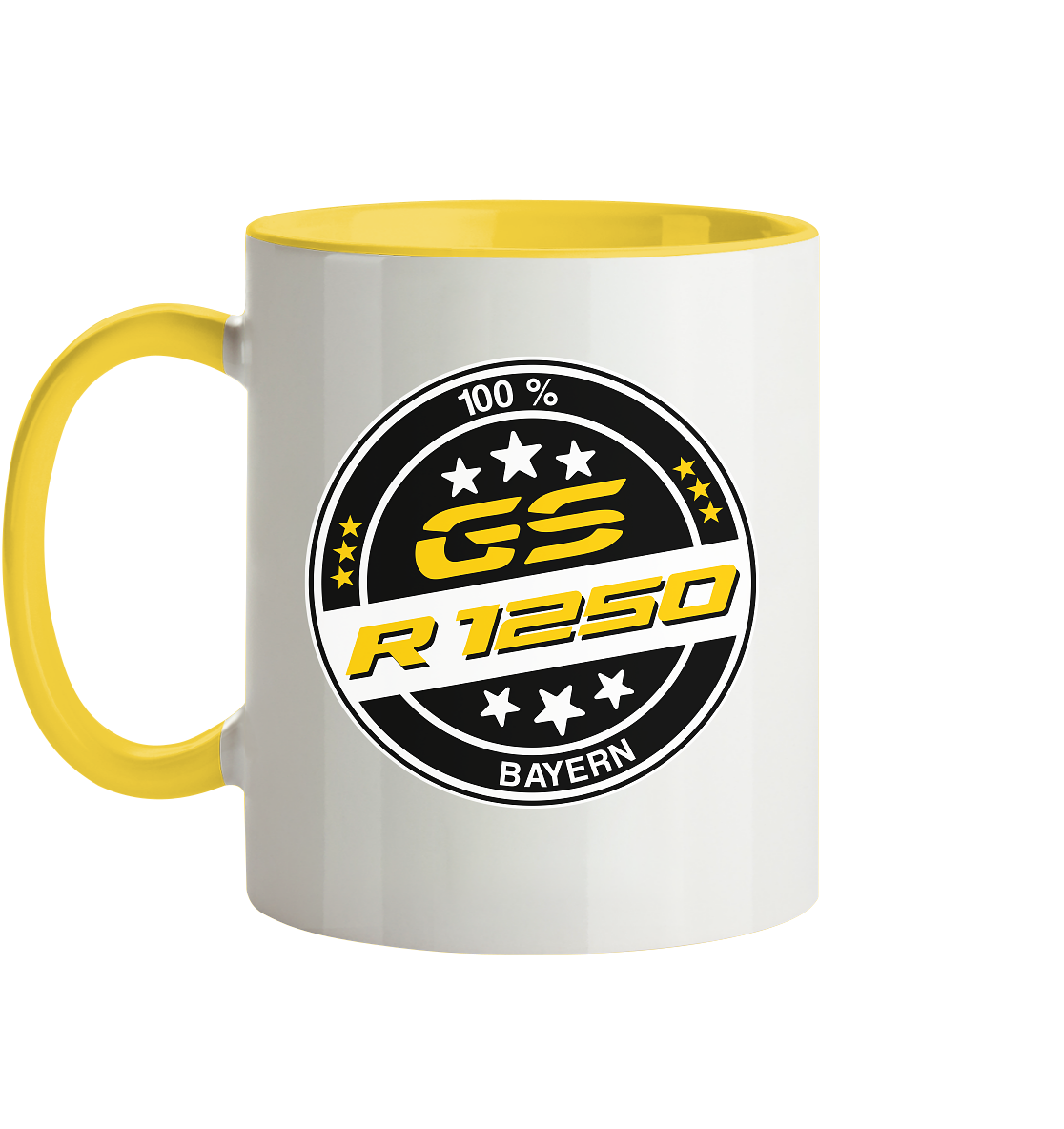 GS Motorrad R 1250 GS - 100% Bayern live - GS Haferl Kaffee / Tee Tasse zweifarbig - GS Magazin