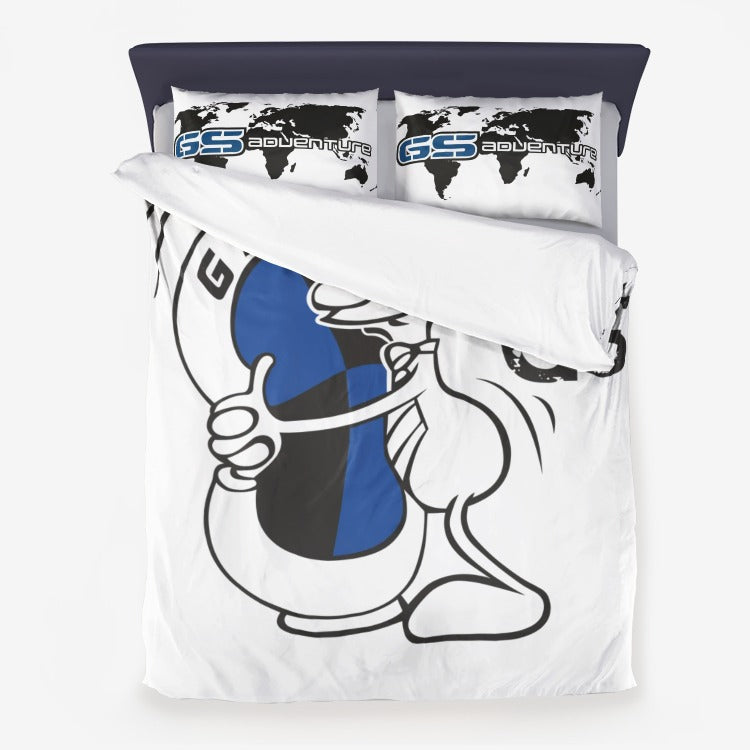 GS bed linen - I love my GS - with pillowcases - Microfiber Duvet