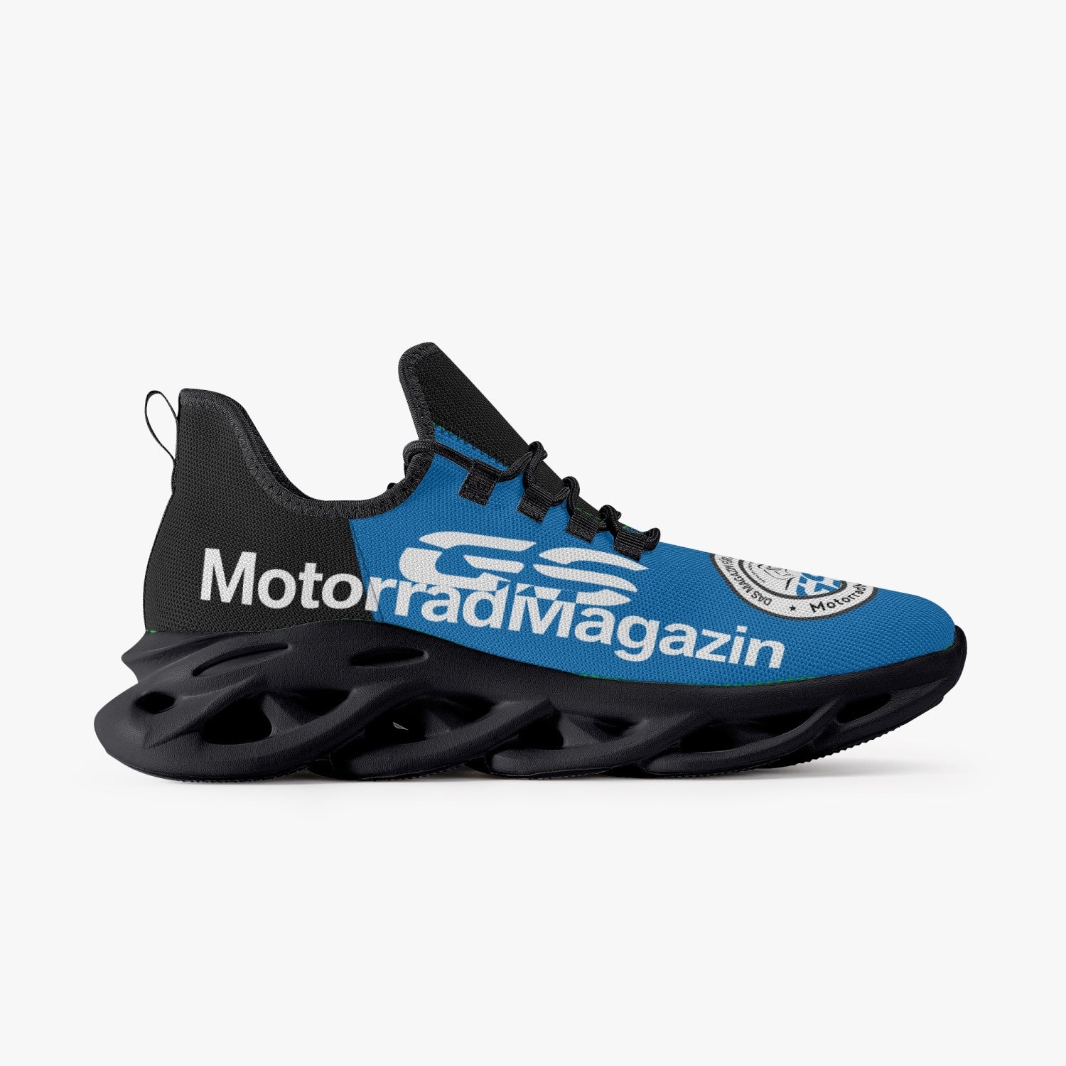 GS MotorradMagazin Bounce Mesh Knit Sneakers - Royal-Black