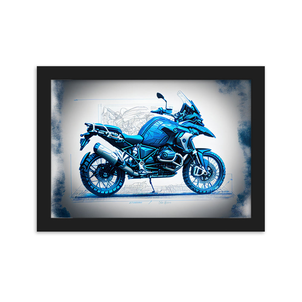 GS Motorrad Blueprint R 1200 GS VirtualReality Design by Cubo Bisiani #020