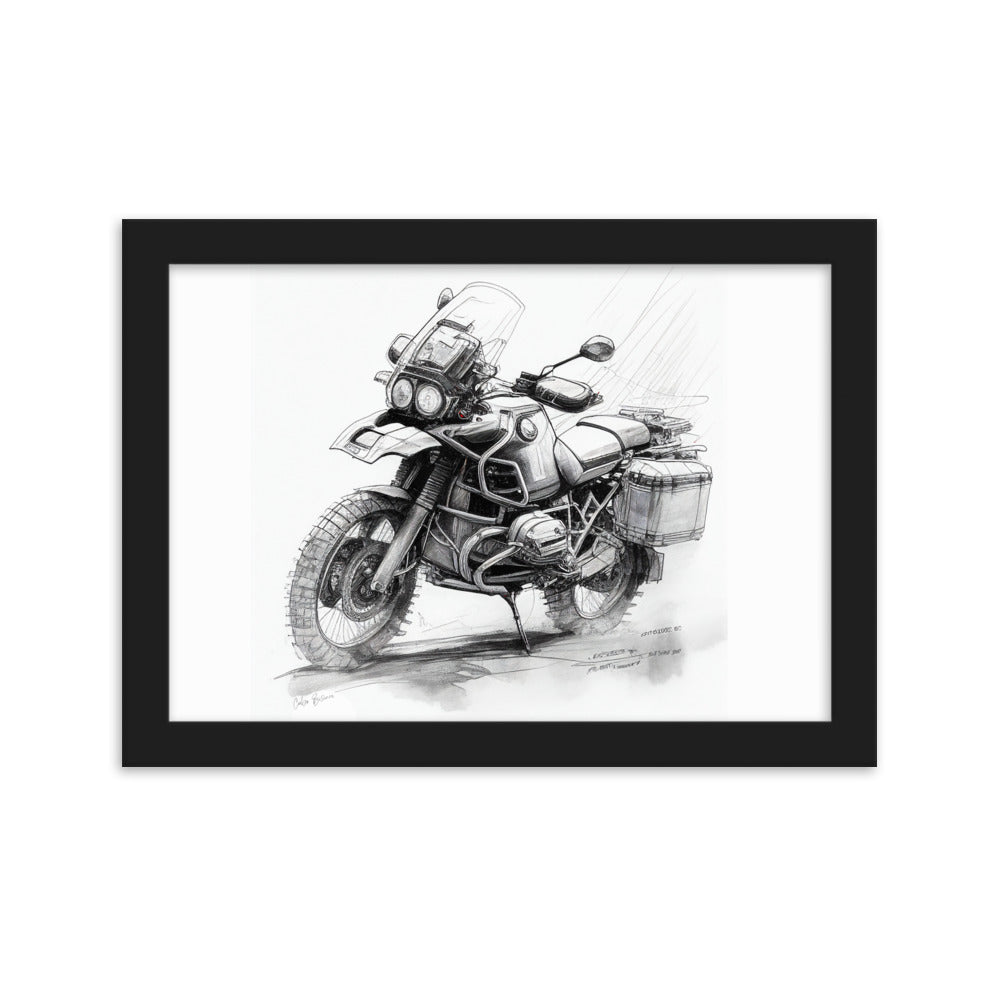 GS Motorrad Sketchposter R 1150 GS Adventure Virtual-Reality-Design by Cubo Bisiani #032