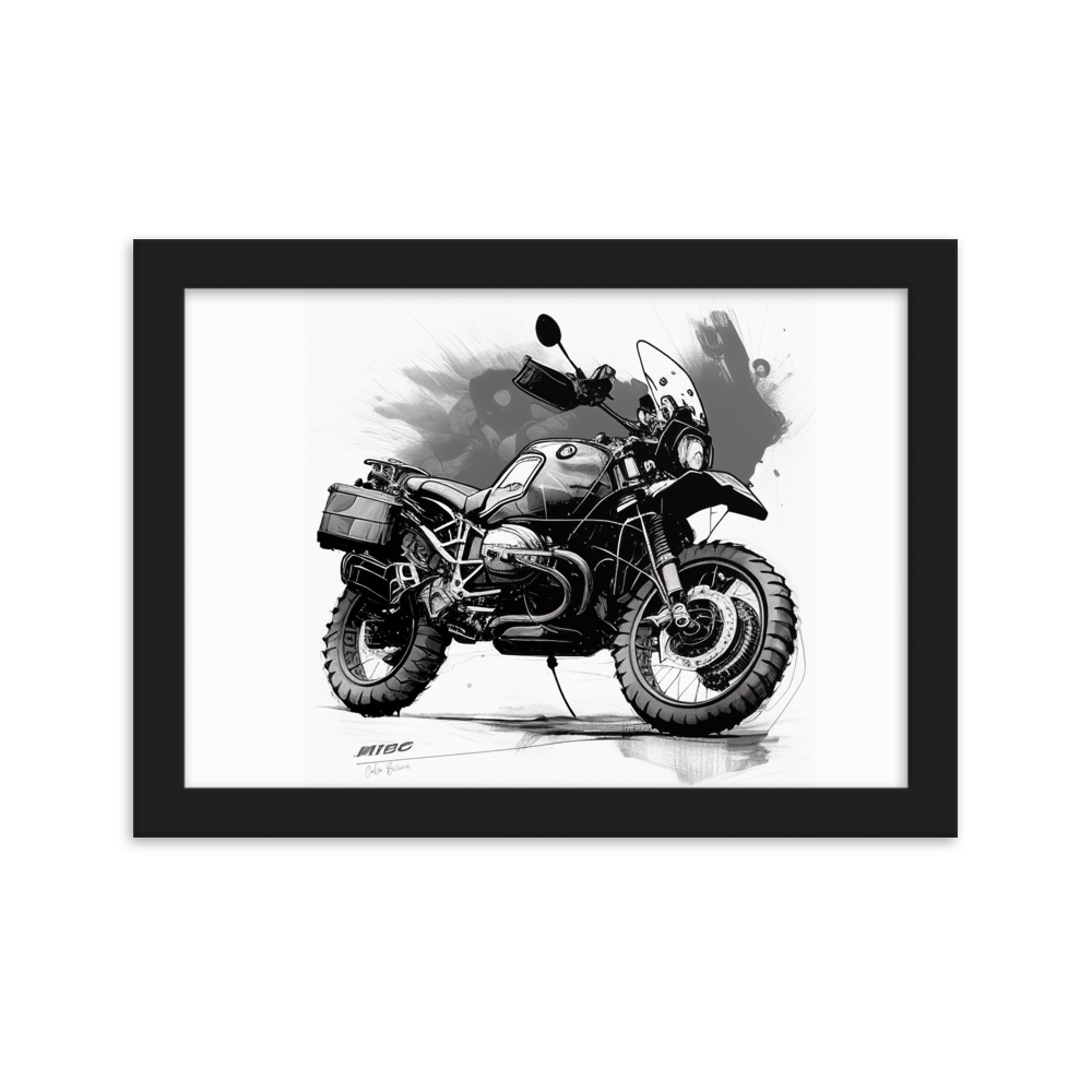 GS Motorrad Sketchposter R 1150 GS Adventure Virtual-Reality-Design by Cubo Bisiani #034