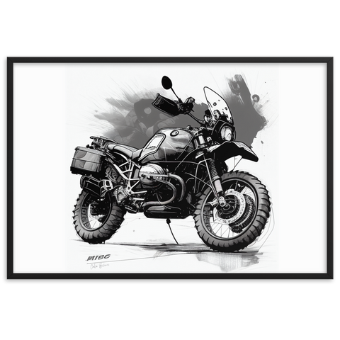 GS Motorrad Sketchposter R 1150 GS Adventure Virtual-Reality-Design by Cubo Bisiani #034
