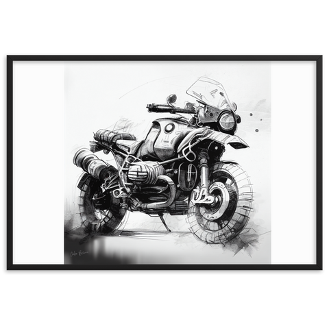 GS Motorrad Sketchposter R 1150 GS Adventure Virtual-Reality-Design by Cubo Bisiani #035
