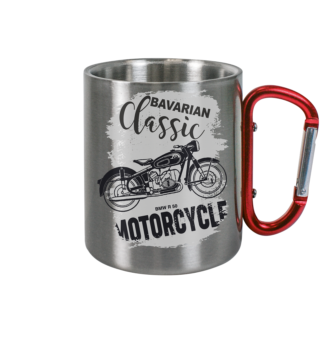 BMW R 50 Motorrad Bavarian Classic- Pionier der GS - Edelstahl Tasse