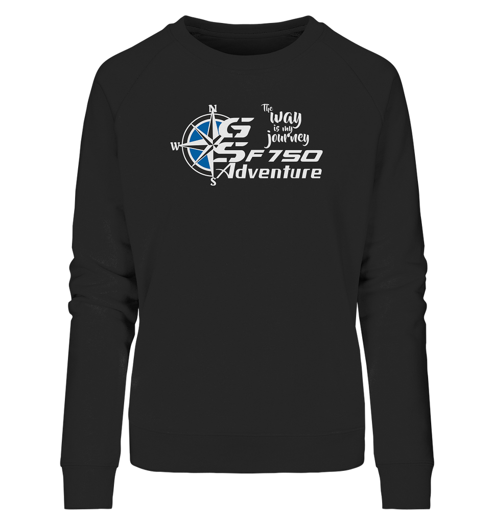 GS Motorrad F 750 GS »THE WAY IS MY JOURNEY« - Ladies Organic Sweatshirt - GS Magazin